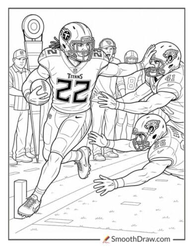 Titans Running Back Stiff Arm