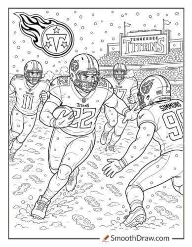 Titans Snow Game Football