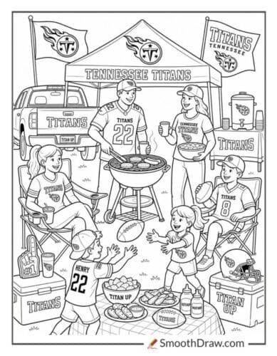 Titans Tailgate Family Picnic