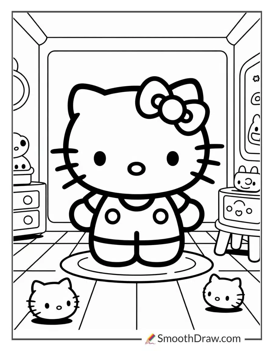 Toca Boca Hello Kitty Coloring Pages 1