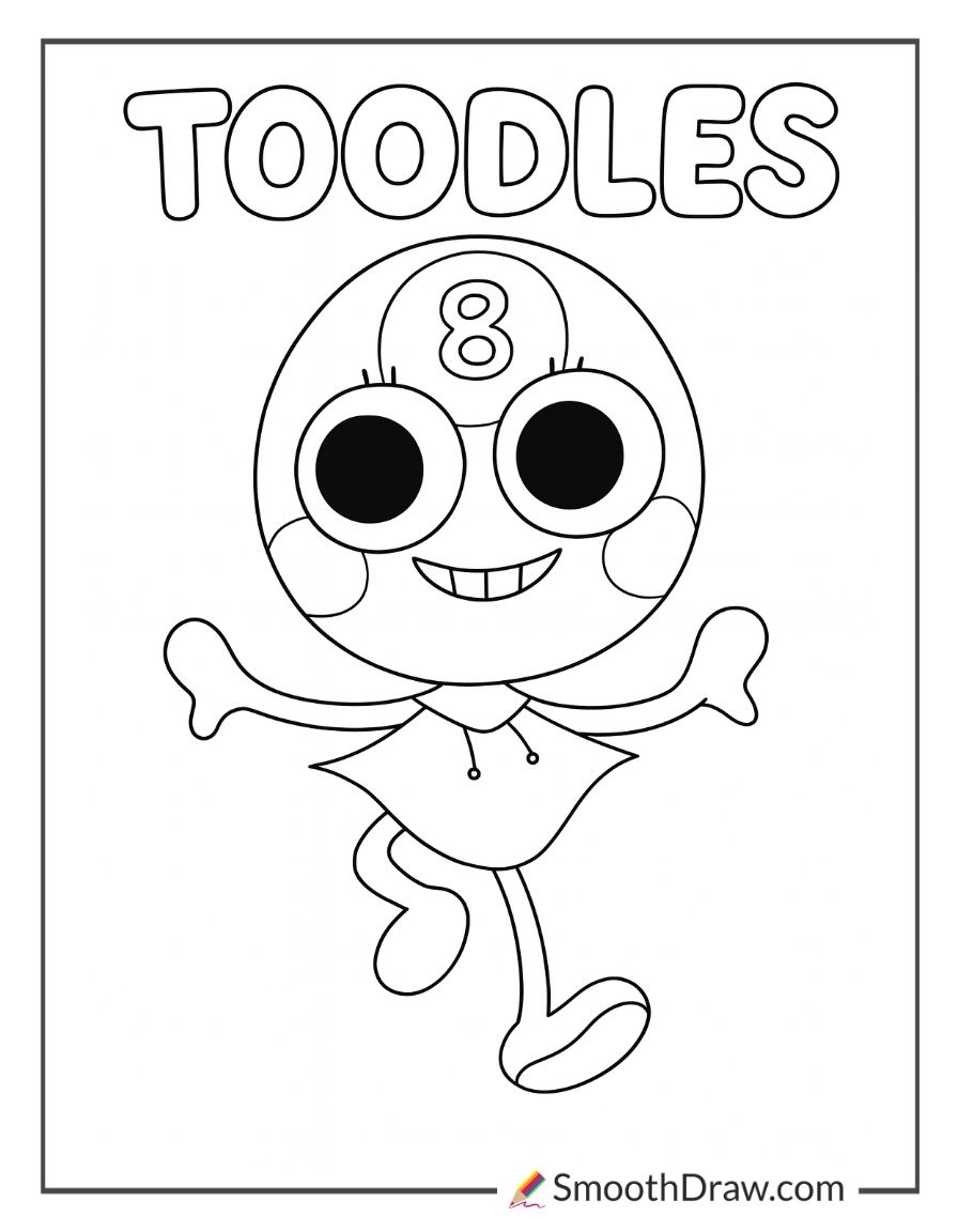 Toodles Dandys World Coloring Pages
