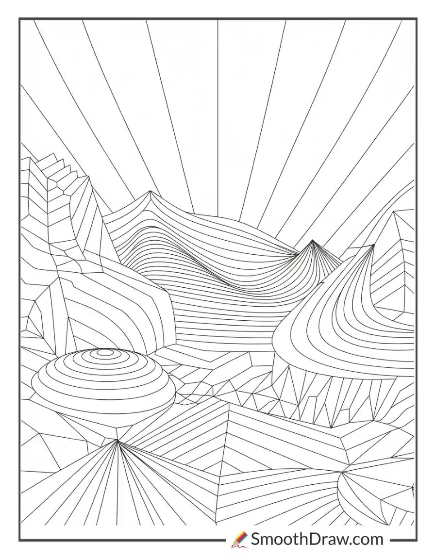 Trippy Grunge Coloring Pages