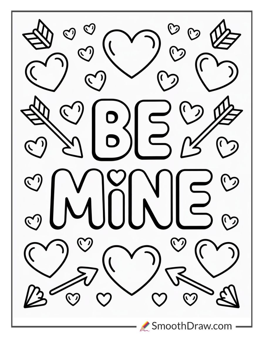 Valentines Coloring Pages For Teens
