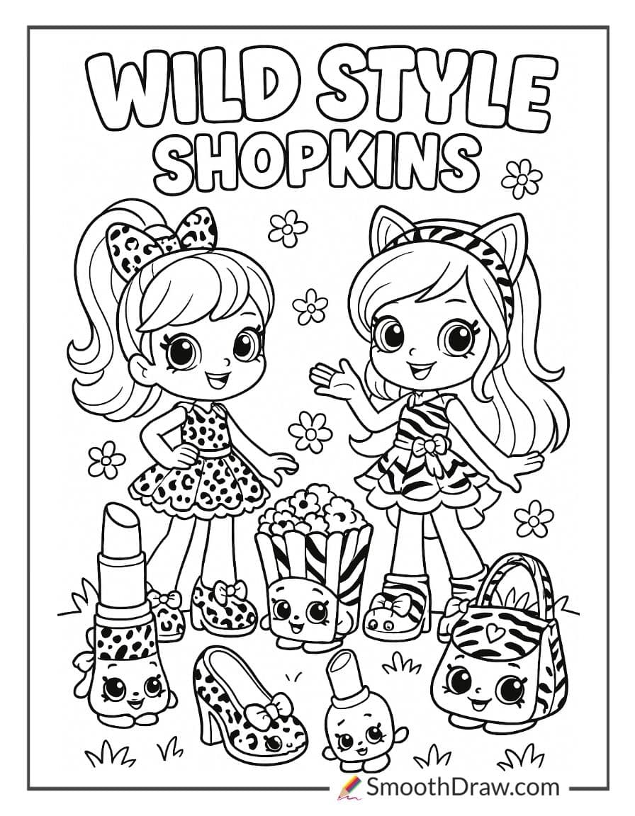 37 Shopkins Coloring Pages Free PDFs 